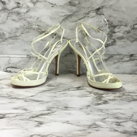 Report Signature Women's Cream Strappy Sandals - Picture 12 of 12